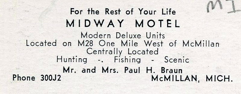 Northern Retreat (McMillan Motel) - Vintage Postcard